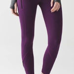 Lululemon Inspire Tight II (Brushed) Darkest Magenta Sz. 4 Photo 0