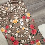 NBD Revolve Floral Tan Satin Frieda Mini Dress Photo 4