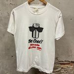 The Vintage Shop Vintage 1980s Be Cool Recycle All You Can Sustainable Earthy Graphic Tee Large L Photo 0