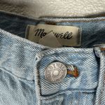 Madewell Mom Jean Short Shorts Size 27 High Rise Cutoff Light Wash Festival Boho Photo 2