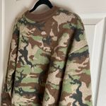 Daisy Street Green and Brown Camouflage Sweater size X-Large Photo 5