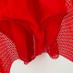 Swim Solutions Swim Dress Size 12 Bow Front Tummy Control Swimsuit Orange NWT Photo 12