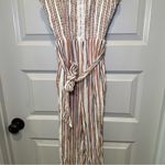 Aeropostale  Multicolor Striped Smocked Bodice Jumpsuit size M Photo 6