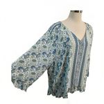 Cynthia Rowley Cynthia Rowley Boho Top Shirt Blouse Tunic Plus Sz 2X Floral NEW Photo 1