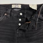Free People NWT‎ We The Free Jeans Size 25  Black Curvy Siren Low Rise Straight Photo 6