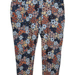 Offline by Aerie Real Me Floral Print Hi Rise 7/8 Leggings Size Medium Blue Photo 0