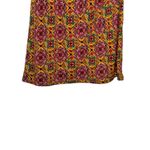 Judith March Women's Dress Flounce Strapless Floral Diamond Brown Yellow‎ Small Yellow Photo 2