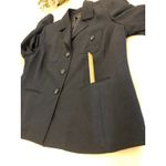 Evan Picone Evan-Picone Woman Plus 22W Jacket 4 Pockets Lapel Notch Collar Blue Long Sleeve Photo 6