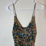 Urban Outfitters  Floral Print Ruched Mini‎ Dress Sleeveless Sundress Size y Photo 1