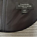 Tahari ASL Arthur Levine Sheath Dress Womens 10P Petites Multicolor Houndstooth Photo 4
