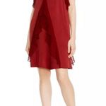 Haute Hippie  Silk Chiffon Bibi Ruffled Slip Dress – Heart Red – Size 2 – NWT Photo 0