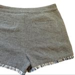 Paper Crane Ethereal Shorts by Knit Frayed Hem Blue Gray Size L Photo 5