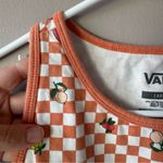 Vans  Women’s Checkered Fruit Print Stretch‎ Crop Top Size Large Photo 8