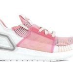 Adidas Ultra Boost 19 in True Pink/White women’s size 9.5 athletic sneakers shoe Photo 1