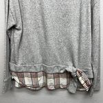 IZOD Speckled Mock Layer Womens Sweatshirt XL Academia Gorpcore School College Photo 3