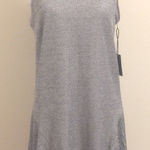 Whitney eve Dress Women 4 Gray Metallic Mini Halter Festival Trapeze Tent New Photo 0