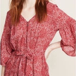 Xirena Morgan Floral Bandana Print Midi Dress Red Flag size xs 100% cotton Red Photo 0