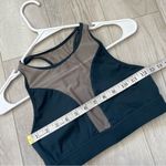 Popflex Sports Bra stellar crop mesh womens Teal (small) workout activewear gym Blue Photo 2