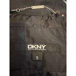 DKNY Black Puffer Jacket Warm Winter Jacket Size Small Photo 6