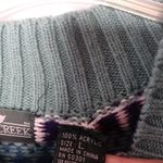 Cabin creek Vintage  bubble green knit sweater s Photo 4