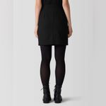 Eileen Fisher  Washable Flex Ponte Straight Skirt In Black Photo 1