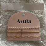 NEW Altar’d State Arula Cross Charm Bracelet NWT Gold Photo 2