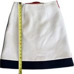 Prada EUC Vintage Colorblock Wool Skirt With Buckled Belt Size Small Photo 10