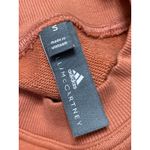 Adidas Stella McCartney Brown Coral Long Sleeve Mock Neck Crop Sweatshirt Top S Photo 3