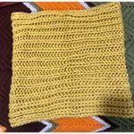 Boutique Womens Mustard Yellow Crochet Knitted Infinity scarf Photo 4