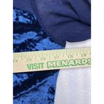 Entro  Velvet Mesh Long Sleeve Gown Maxi Dress Blue Size L Evening Formal Holiday Photo 11