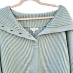 Marissa Webb Wool Blend Oversized Sage Green Convertible Neck Sweater XXL Photo 4