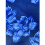 Betsey Johnson Electric Blue Floral Fit&Flare Dress Size 8 Photo 6