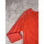 Free People  Stars Align‎ Cotton Eyelet Top in Orange Size M * Photo 3