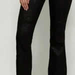 RtA Kiki Striped Kick Flare Textured Black‎ Jeans Pants Size 26 Black Photo 0