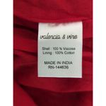 Valencia & Vine Red Floral Mini Blouson Tiered Dress Medium NWT Summer Chic Boho Photo 6