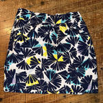 Banana Republic ginkgo print academia 2 pencil skirt Photo 0