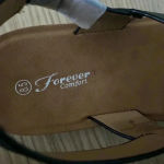 Forever Link 🆕Black Metal Accent Reforme Sandals 8.5🆕 Photo 4