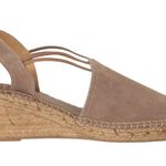 Toni Pons Espadrille Tremp Taupe Wedge Sandals Taupe Size 10 NWT Tan Photo 1