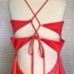 Jump  Pink Prom Dress Strapless Tie Back Size 11-12 Photo 5