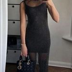 ZARA NWT SHIMMERY LONG MESH DRESS SIZE S - Photo 3