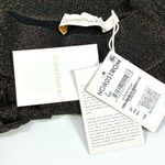 Zimmermann Illuminate Gathered Metallic Knit Flare Maxi Skirt Black Gold US 8 Photo 12