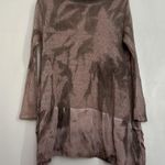 Cherishh Made Italy Top Brown and Pink tones made with Angora and Silk blends. Size M Photo 1