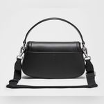 Lululemon NWT Leather Alternative Cactus Mini Bag 1.2L Black & Silver Hardware Photo 2