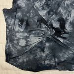 Calvin Klein  Performance Black Tie Dye Twist Back Cropped Tank Top Size Small Photo 9