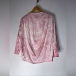 Lululemon  Back in Action Long Sleeve‎ Shirt Size 2 Cirrus Wash White Pink Peony Photo 1