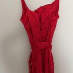 Karina Grimaldi Rocio Solid Jumpsuit in Red  Small Photo 5