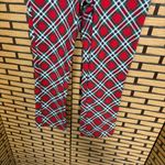 kim rogers  Red Plaid Pull On‎ Dress Pants Size 10PS Photo 3