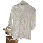 Tuckernuck Women's White Button-Down Shirt Size Small Long Sleeve Collared Photo 1