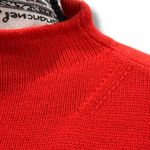 J.Crew Size S Orange Brown Colorblock 100% Merino Wool Rollneck Pullover Sweater Photo 2