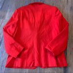 Pendleton  Red Size 10 12 100% Virgin Wool Career Work Blazer Coat Jacket Vintage Photo 5